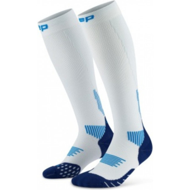 CEP Core Run Socks Tall 5.0, löparstrumpor, dam, ljusblå
