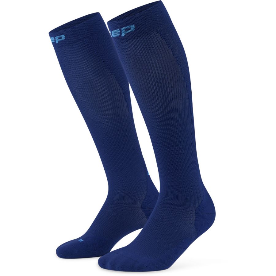 CEP Core Run Socks Tall 5.0, running socks, men, navy