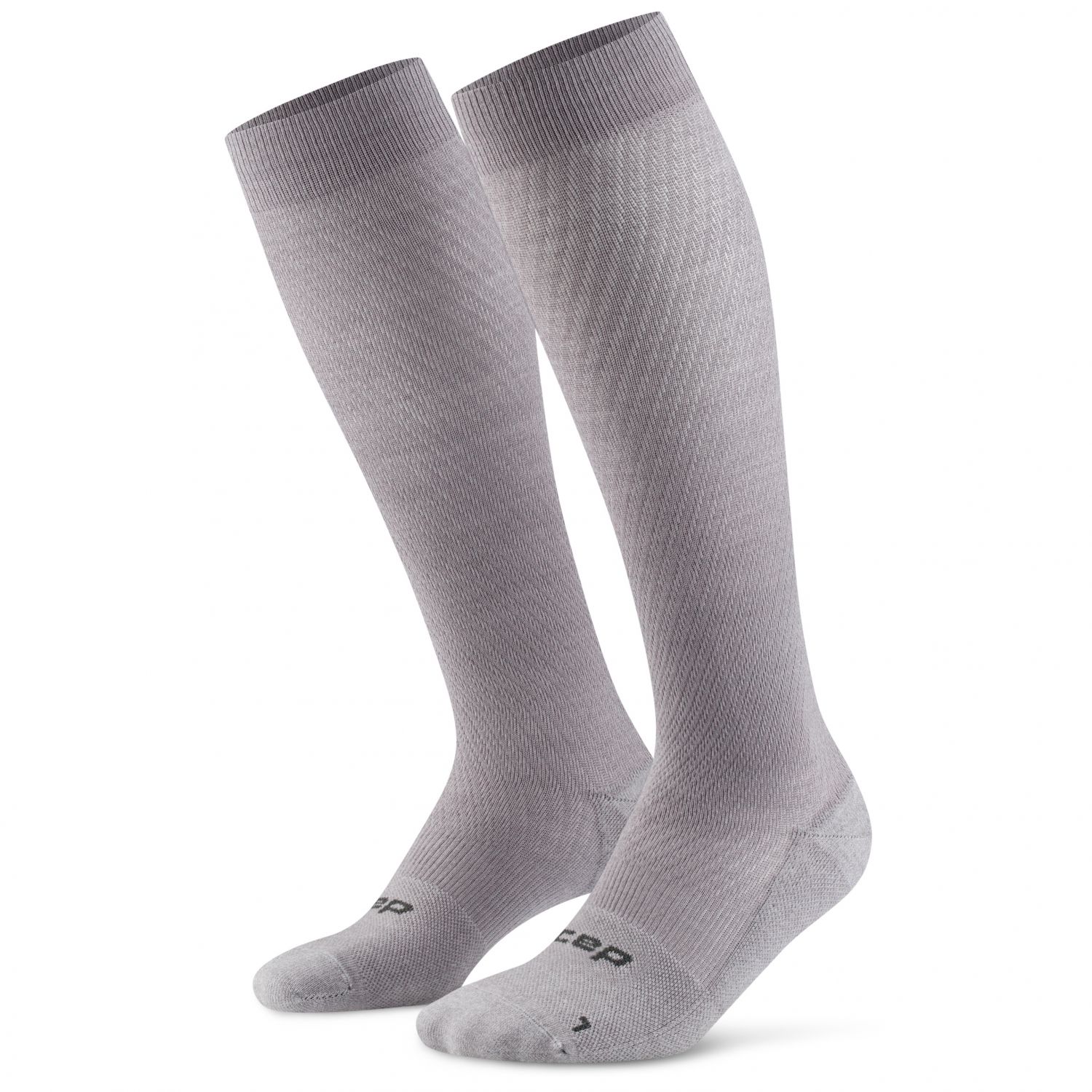 CEP Flight Socks Tall, futózokni, férfi, szürke