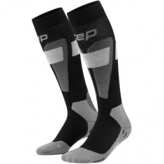 CEP Ski Merino Socks Tall 3.0, ski socks, women, black/grey