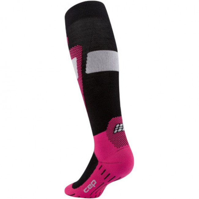 CEP Ski Merino Socks Tall 3.0, skistrømper, dame, pink
