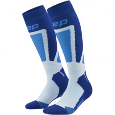 CEP Ski Thermo Socks Tall 4.0, calze da sci, donna, blu