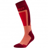 CEP Ski Thermo Socks Tall 4.0, meias de esqui, mulheres, vermelho