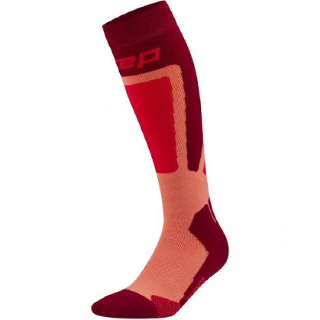 CEP Ski Thermo Socks Tall 4.0, skistrømper, herre, rød
