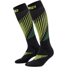 CEP Ski Touring Merino Socks Tall 3.0, calcetines de esquí, hombre, negro