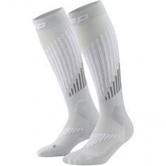 CEP Ski Touring Merino Socks Tall 3.0, calze da sci, donna, grigio chiaro