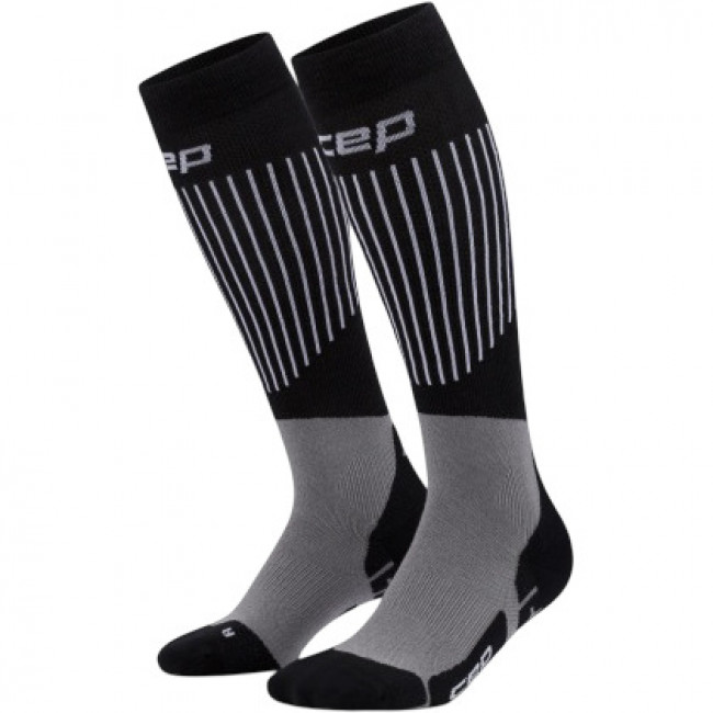 CEP Ski Ultralight Socks Tall 3.0, lyžiarske ponožky, dámske, čierne