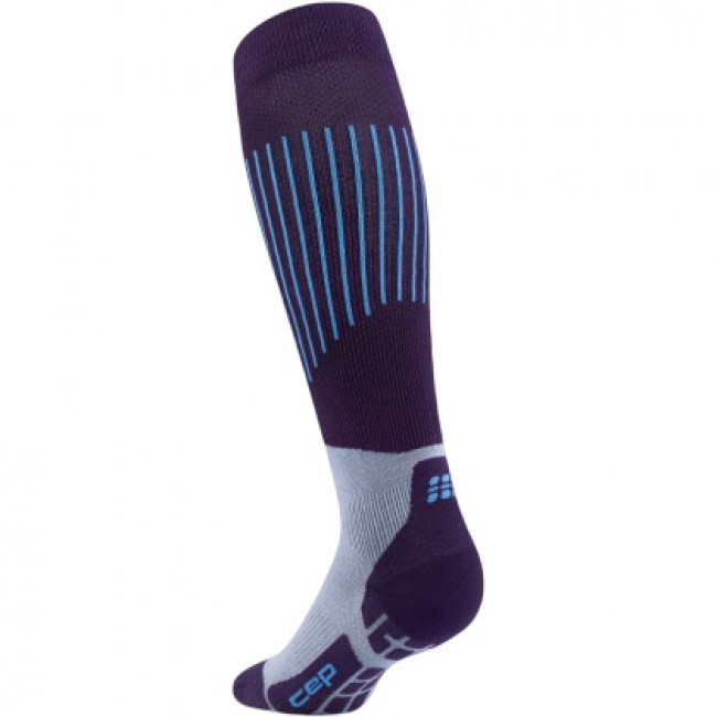 CEP Ski Ultralight Socks Tall 3.0, skisokken, heren, paars/blauw