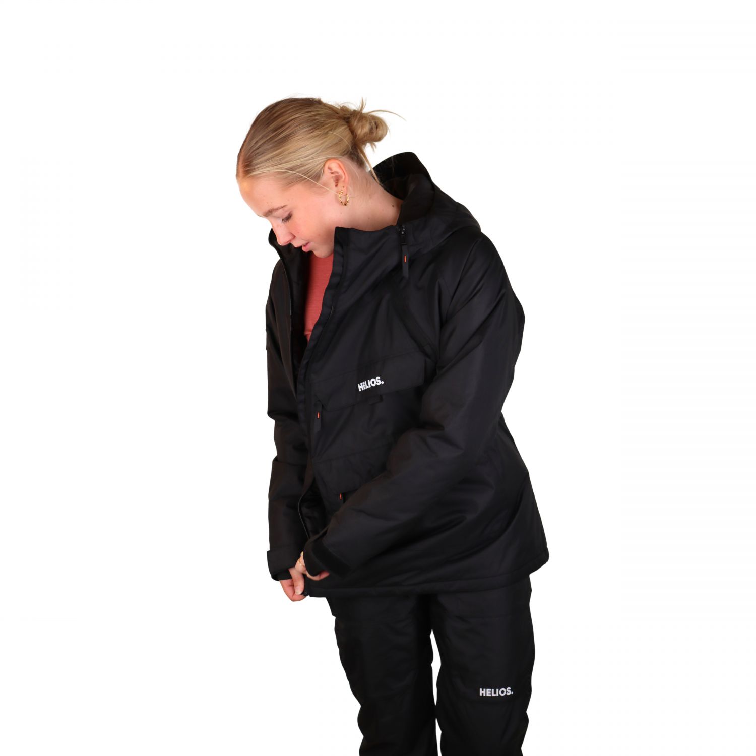 Chaqueta de esquí Helios Blaze, mujer, negra