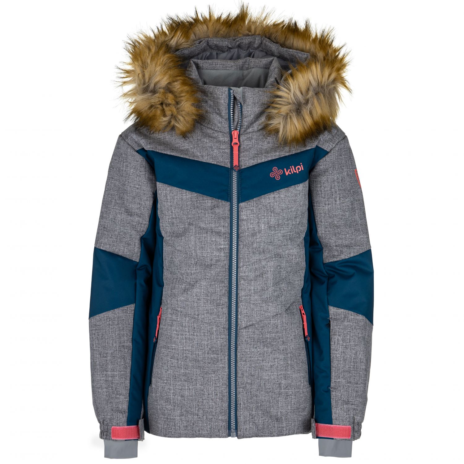 Chaqueta de esquí Kilpi Alisia, junior, gris