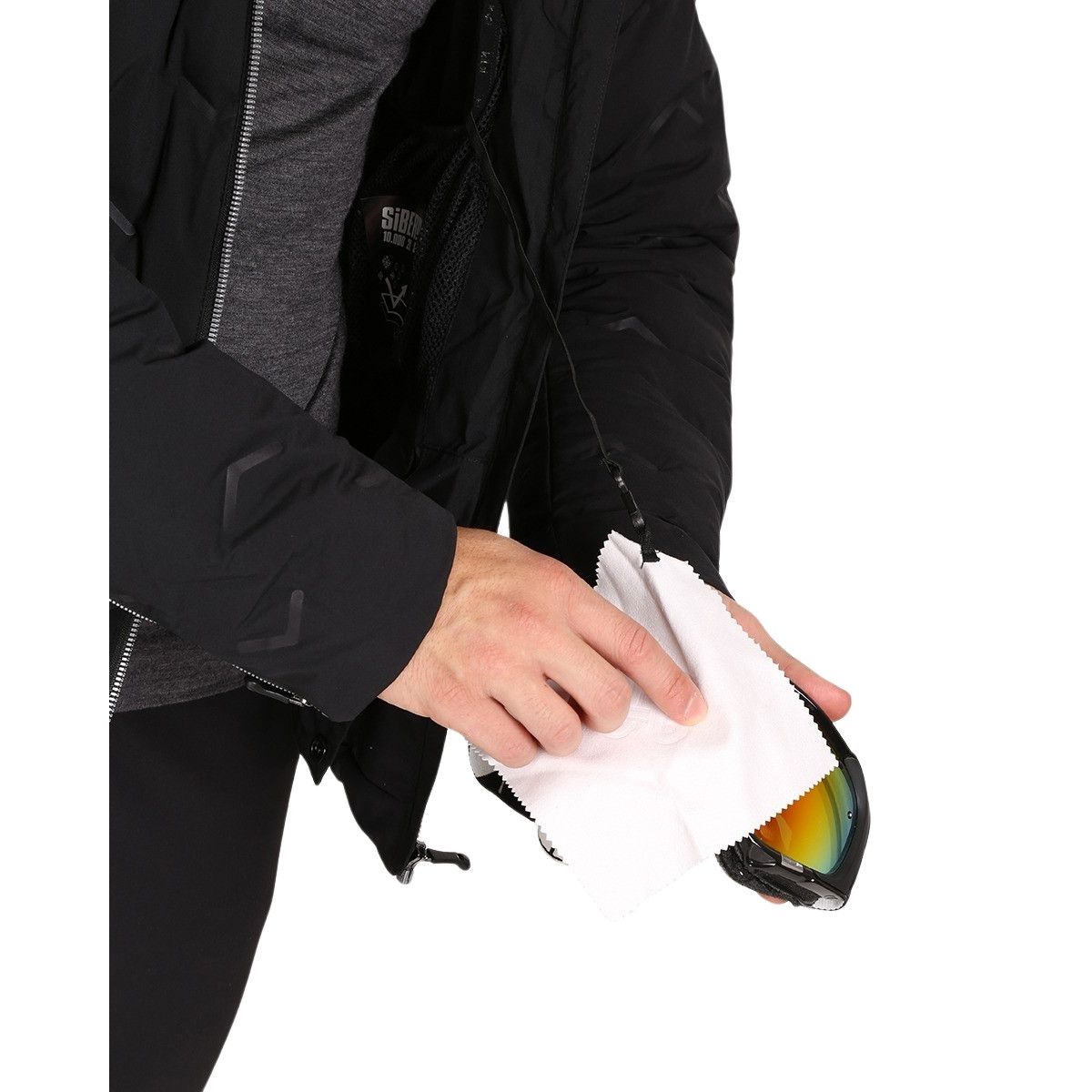 Chaqueta de esquí Kilpi Teddy, Hombre, Negro