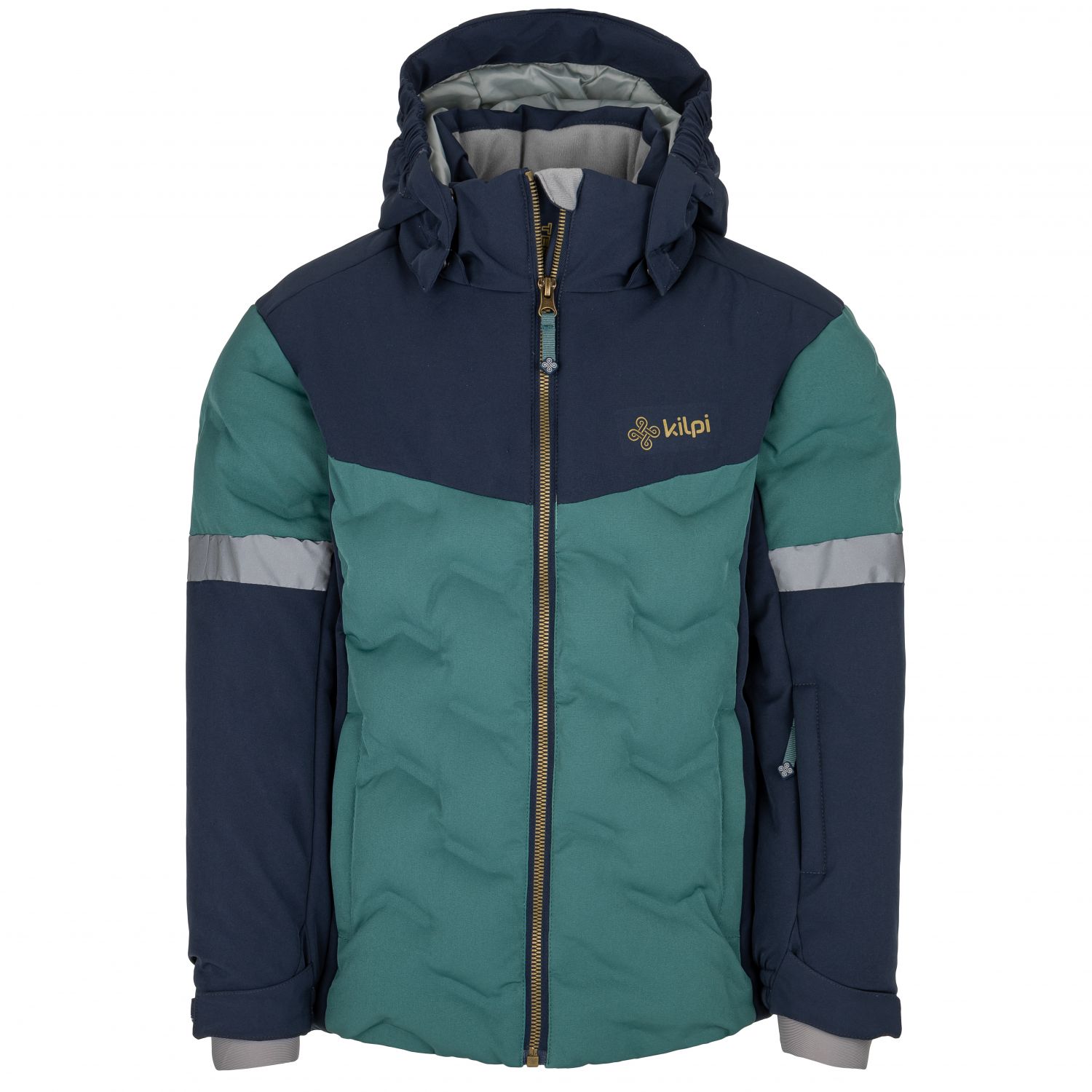 Chaqueta de esquí Kilpi Teddy-JB, junior, verde oscuro