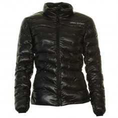 Chaqueta de pluma de fibra DIEL, mujer, negra