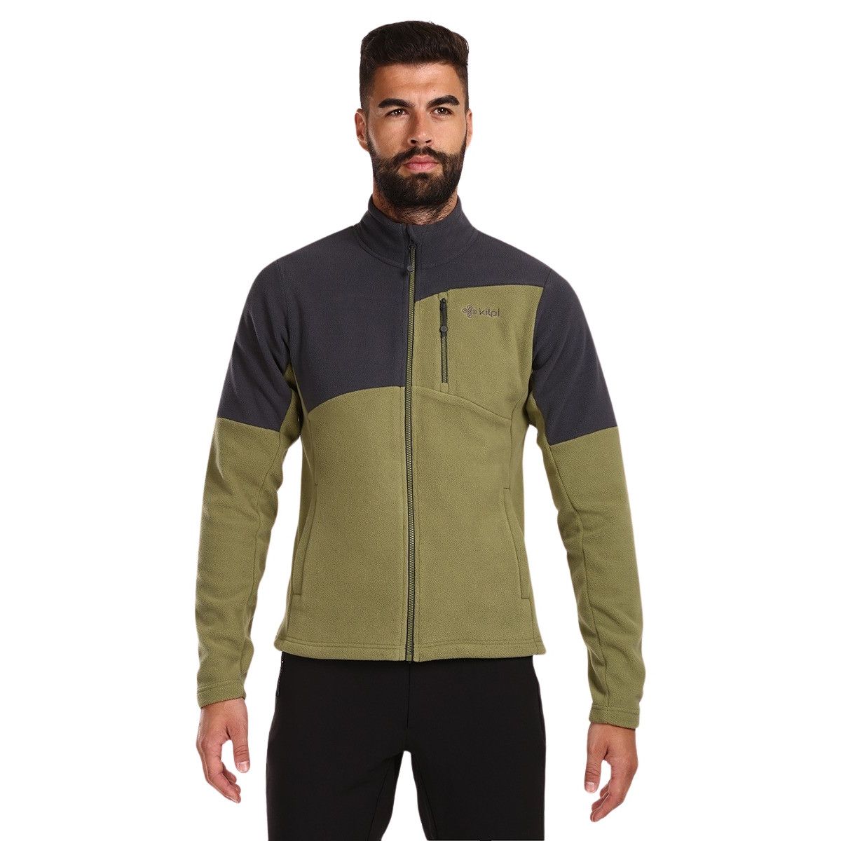 Chaqueta polar Kilpi Glander, hombre, verde
