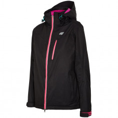 4F Clara womens ski jacket, black