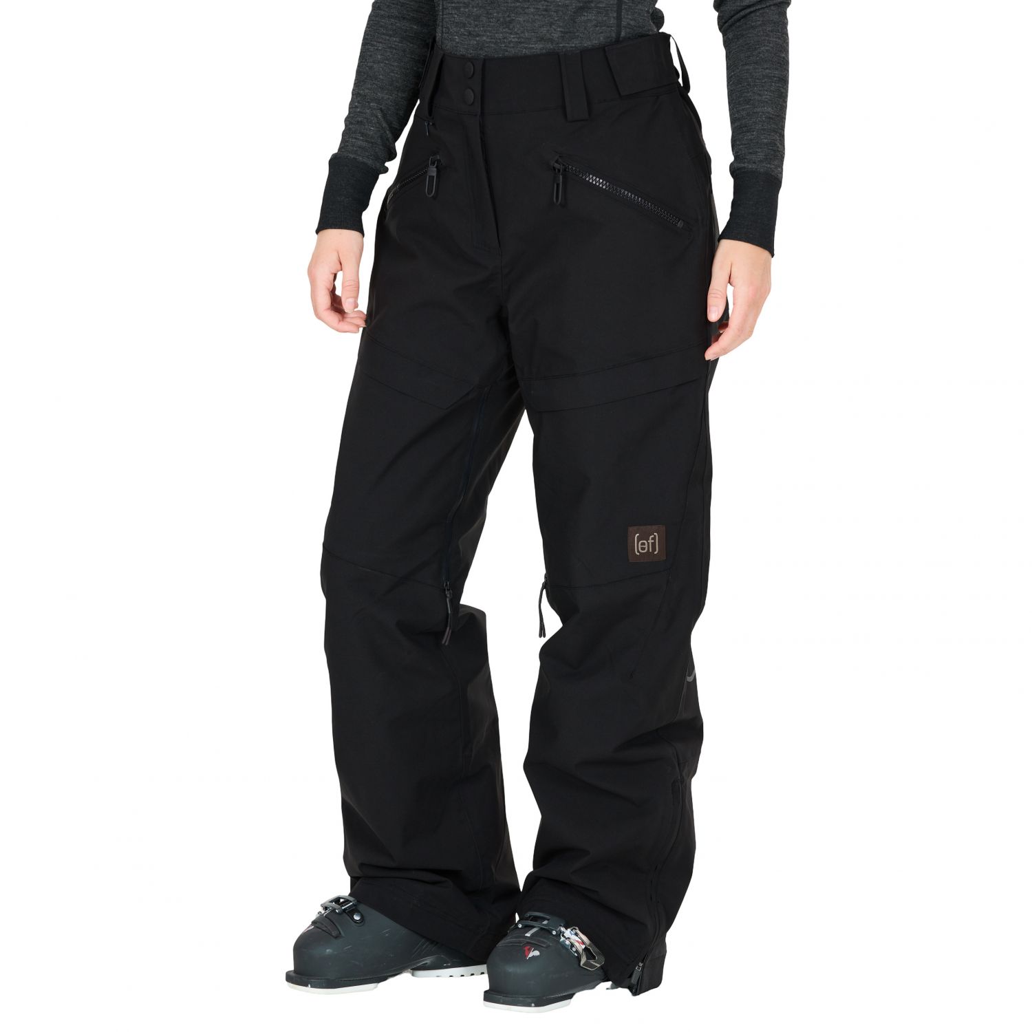 CMP calças de esqui, feminino, preto