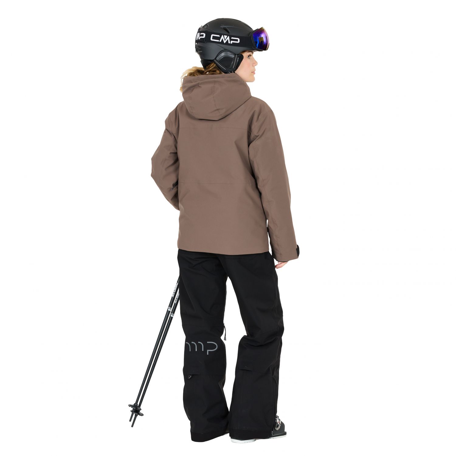 CMP calças de esqui, feminino, preto