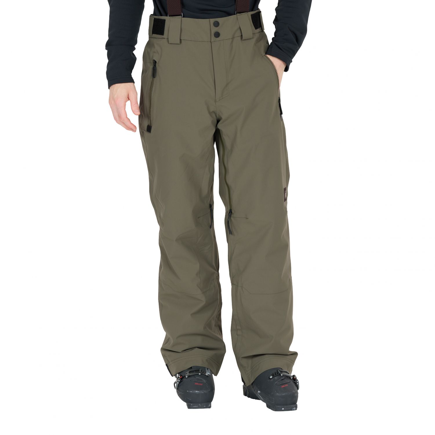 CMP calças de esqui, masculino, verde