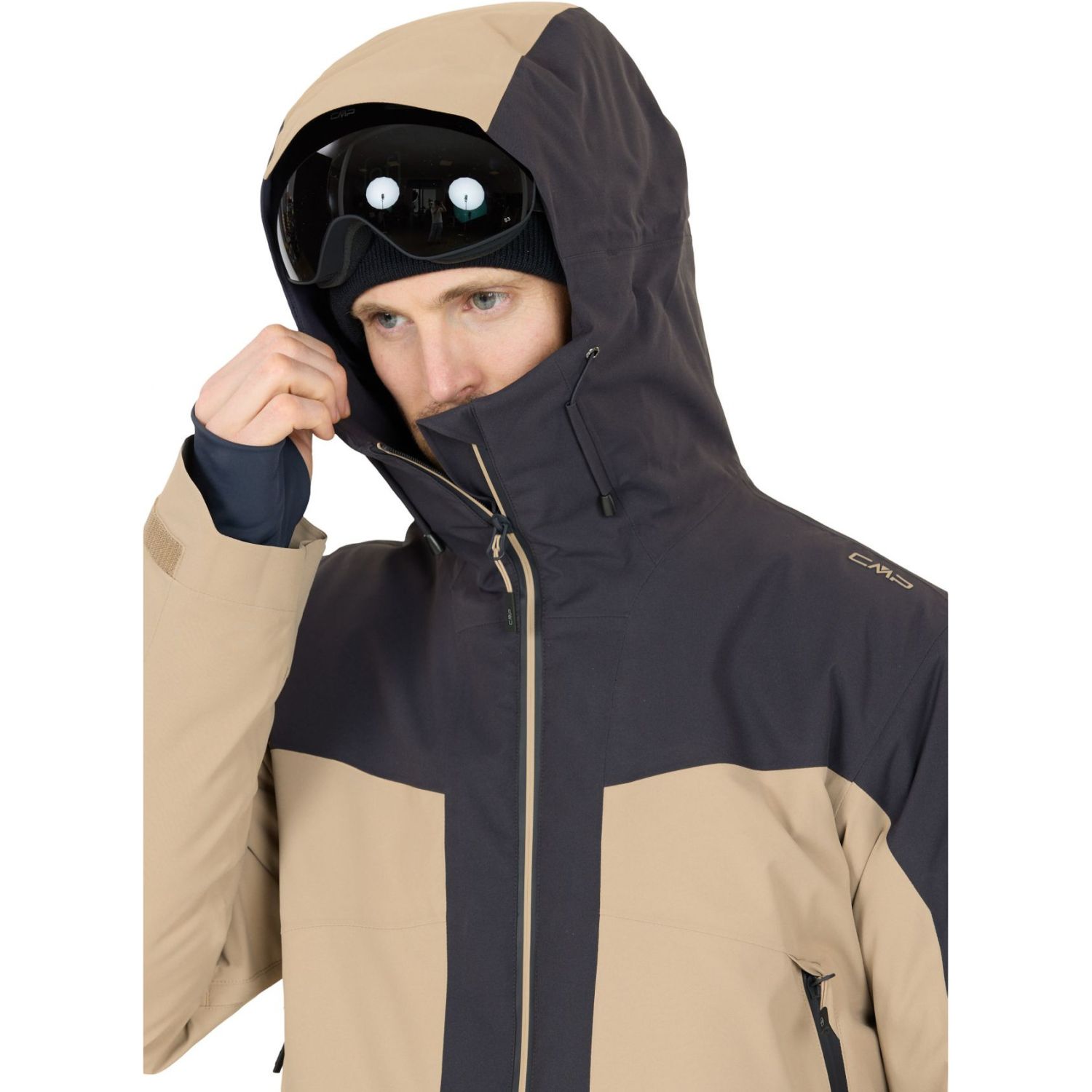 CMP chaqueta de esquí, hombre, beige