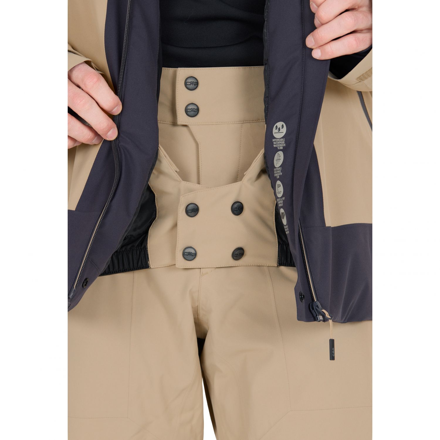 CMP jachetă de schi, bărbați, beige