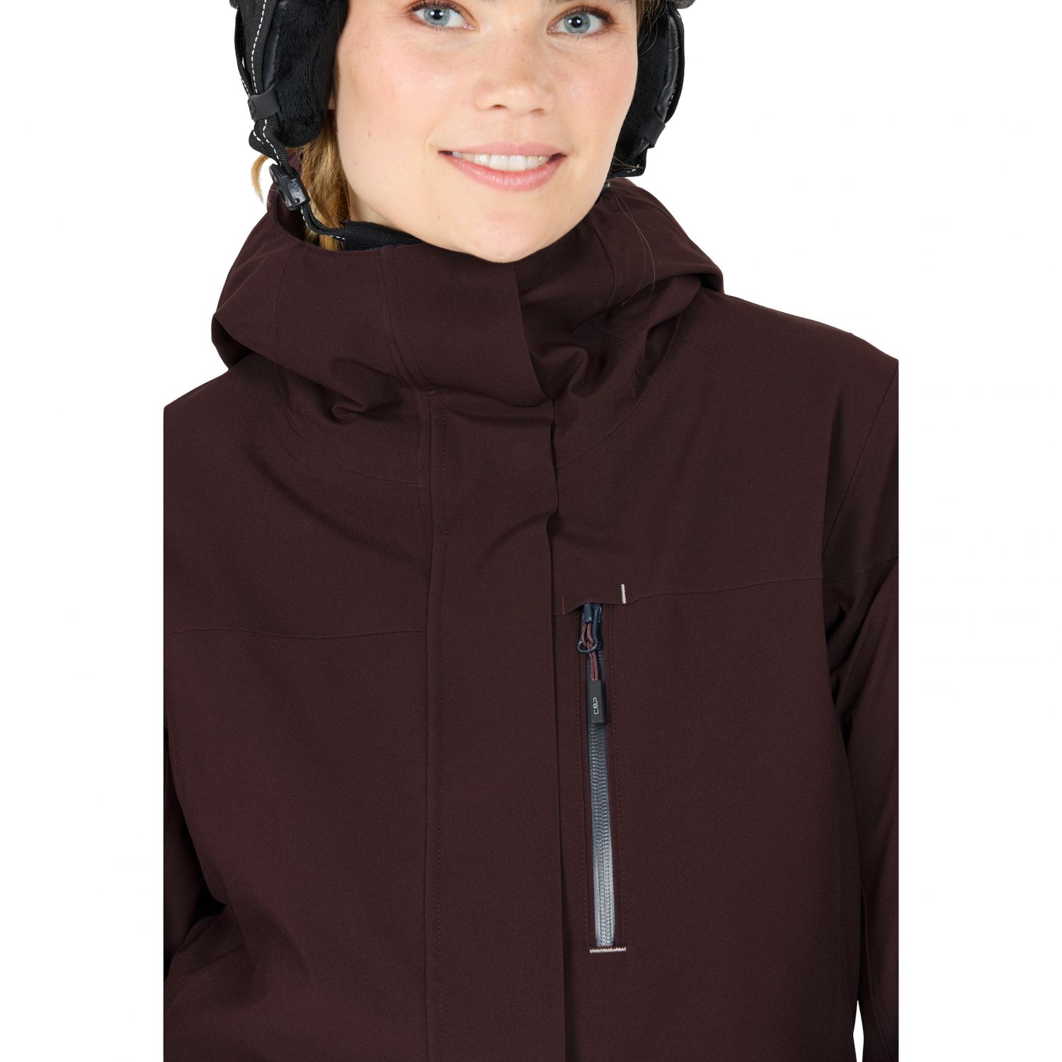CMP jaqueta de esqui, feminino, bordô