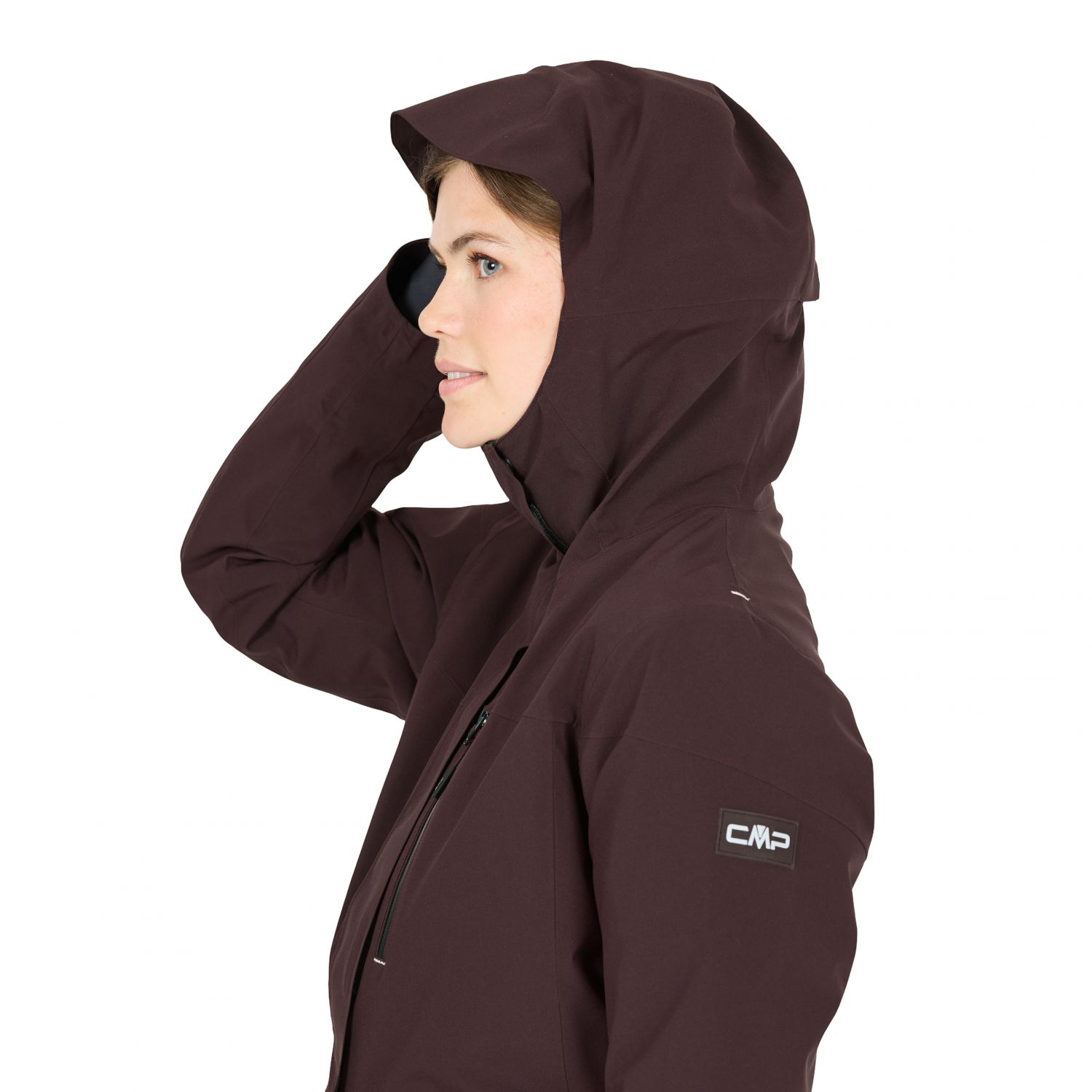 CMP jaqueta de esqui, feminino, bordô