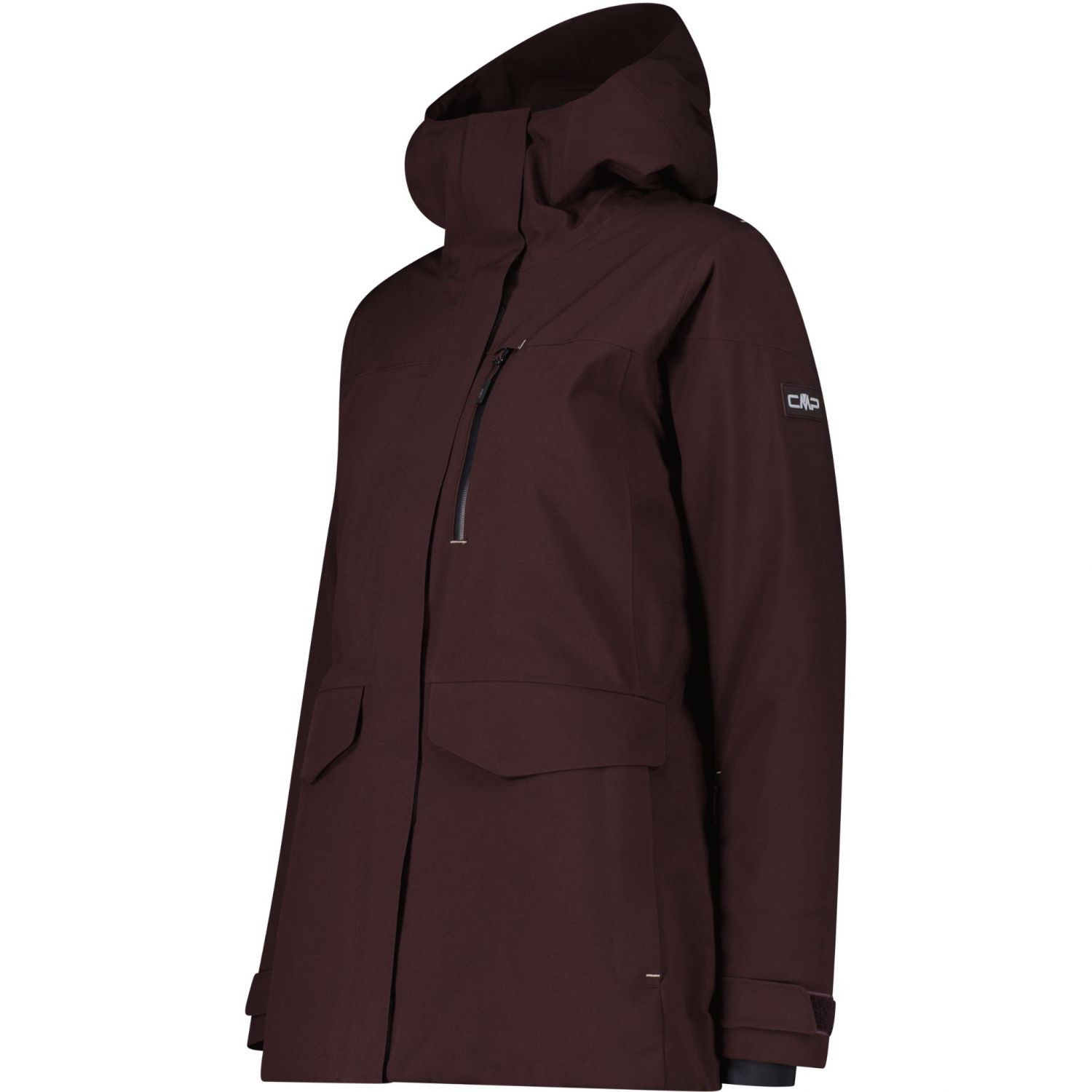 CMP jaqueta de esqui, feminino, bordô