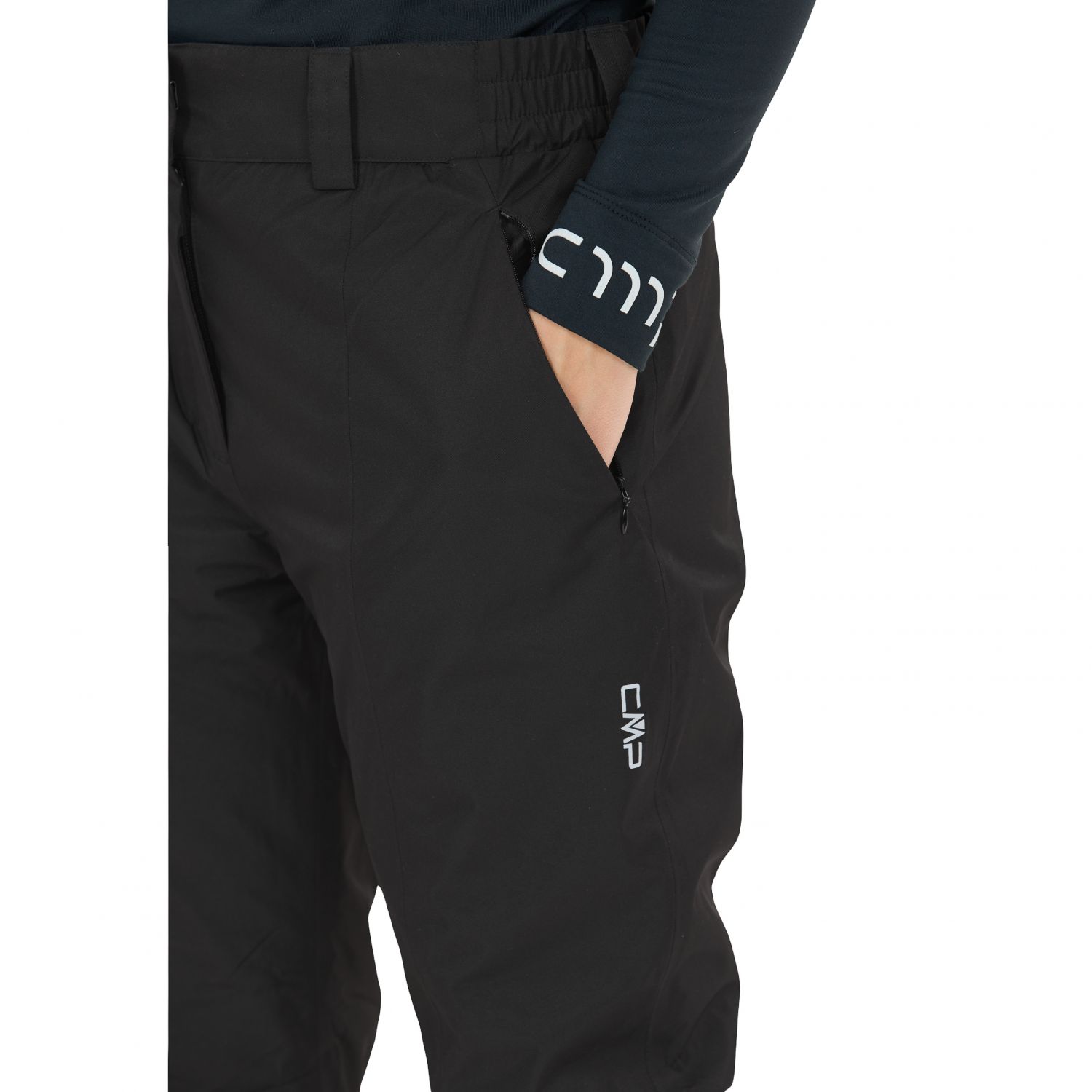 CMP pantalon de ski, femme, noir
