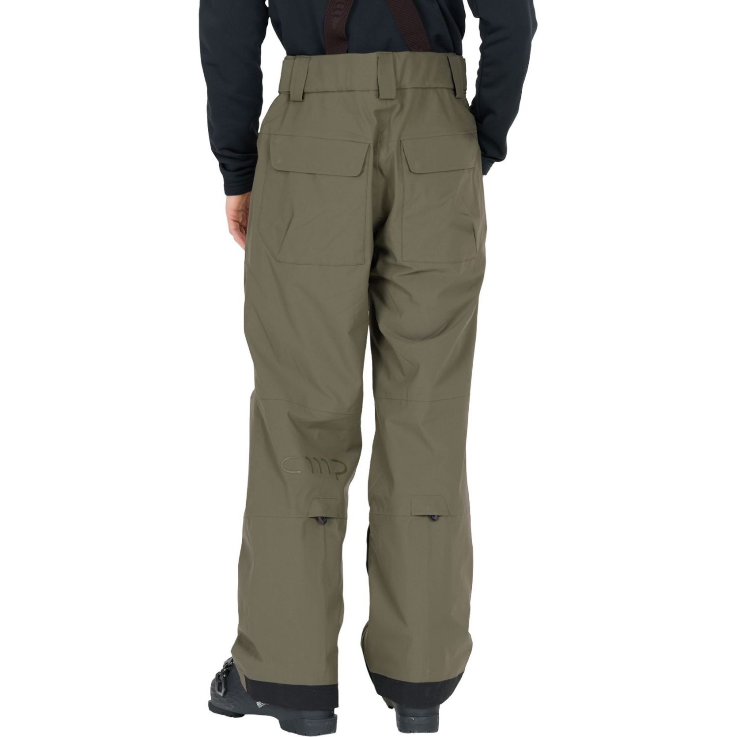 CMP pantaloni da sci, uomo, verde
