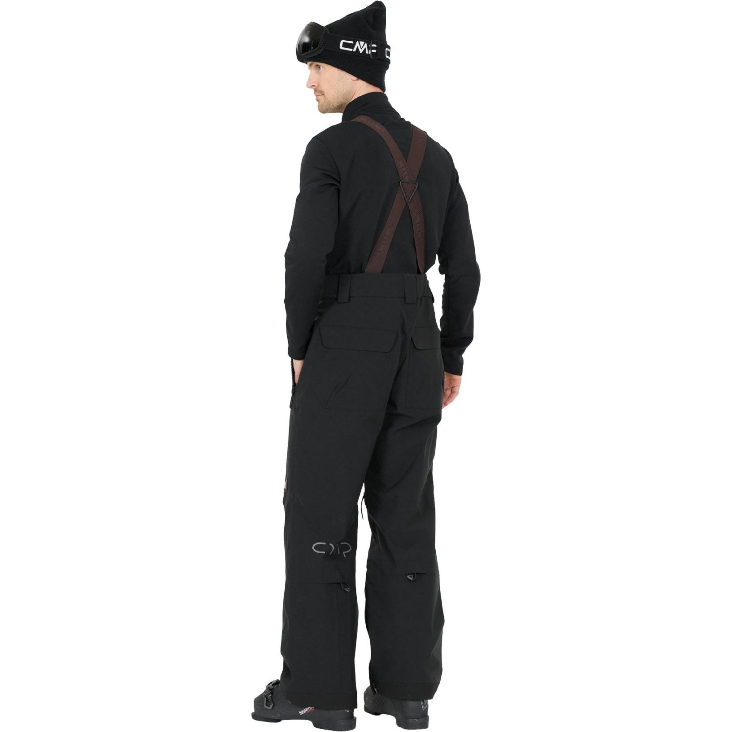 CMP pantaloni de schi, bărbați, negru
