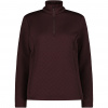 CMP pulôver de fleece, feminino, bordô