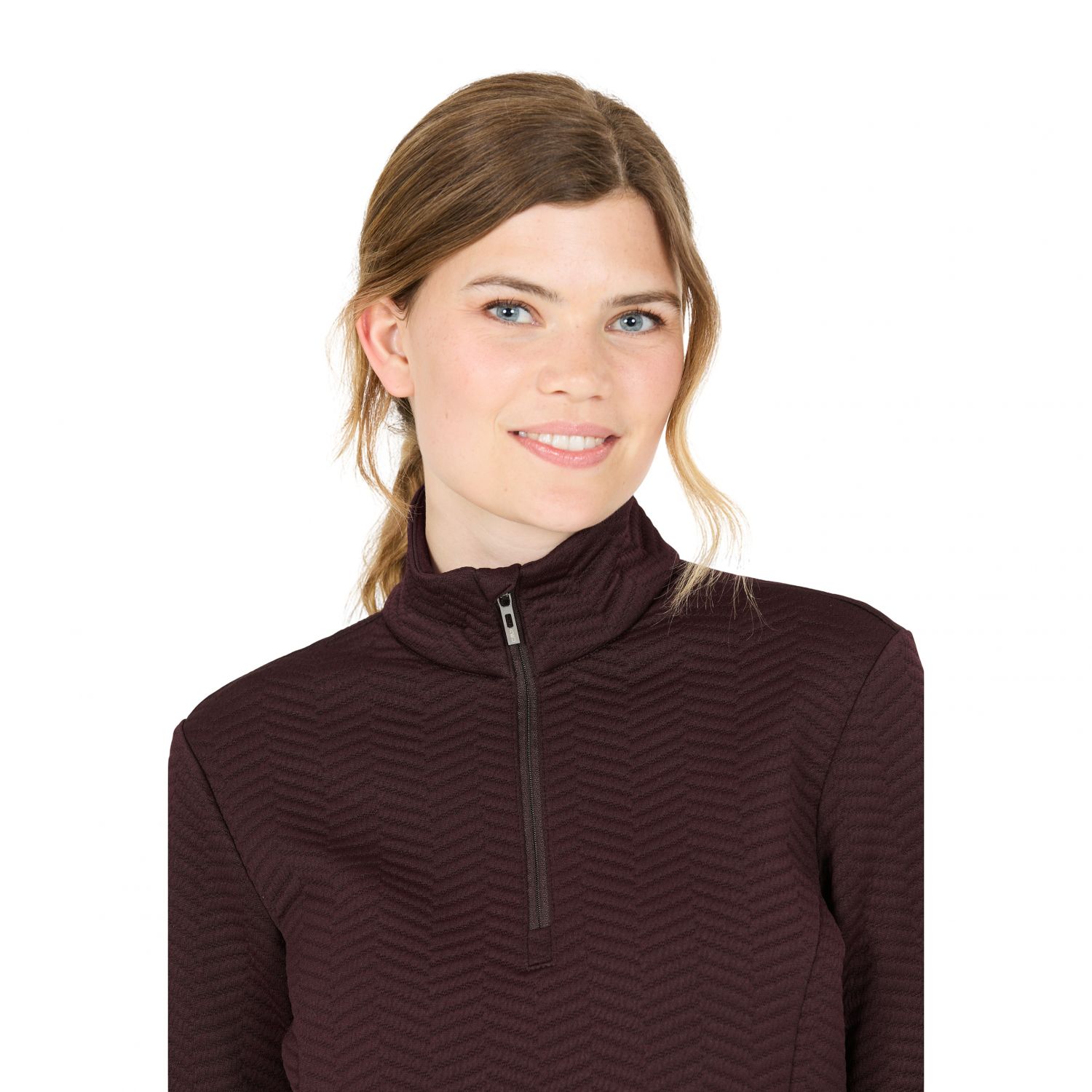 CMP pulôver de fleece, feminino, bordô