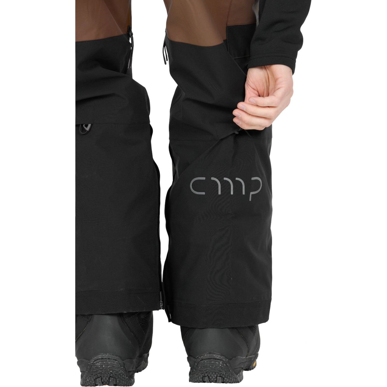 CMP ski pants, men, brown