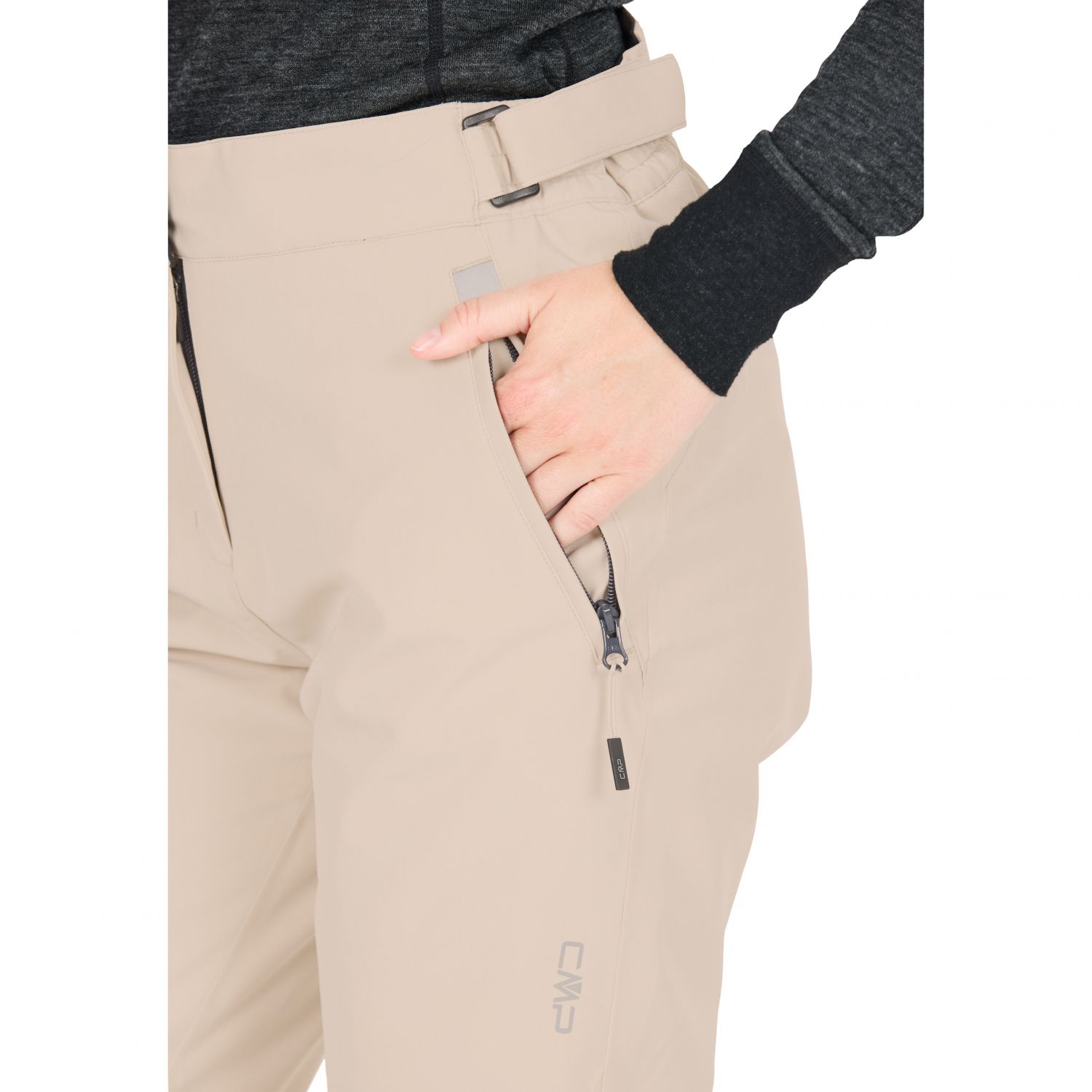 CMP skibukser, dame, beige