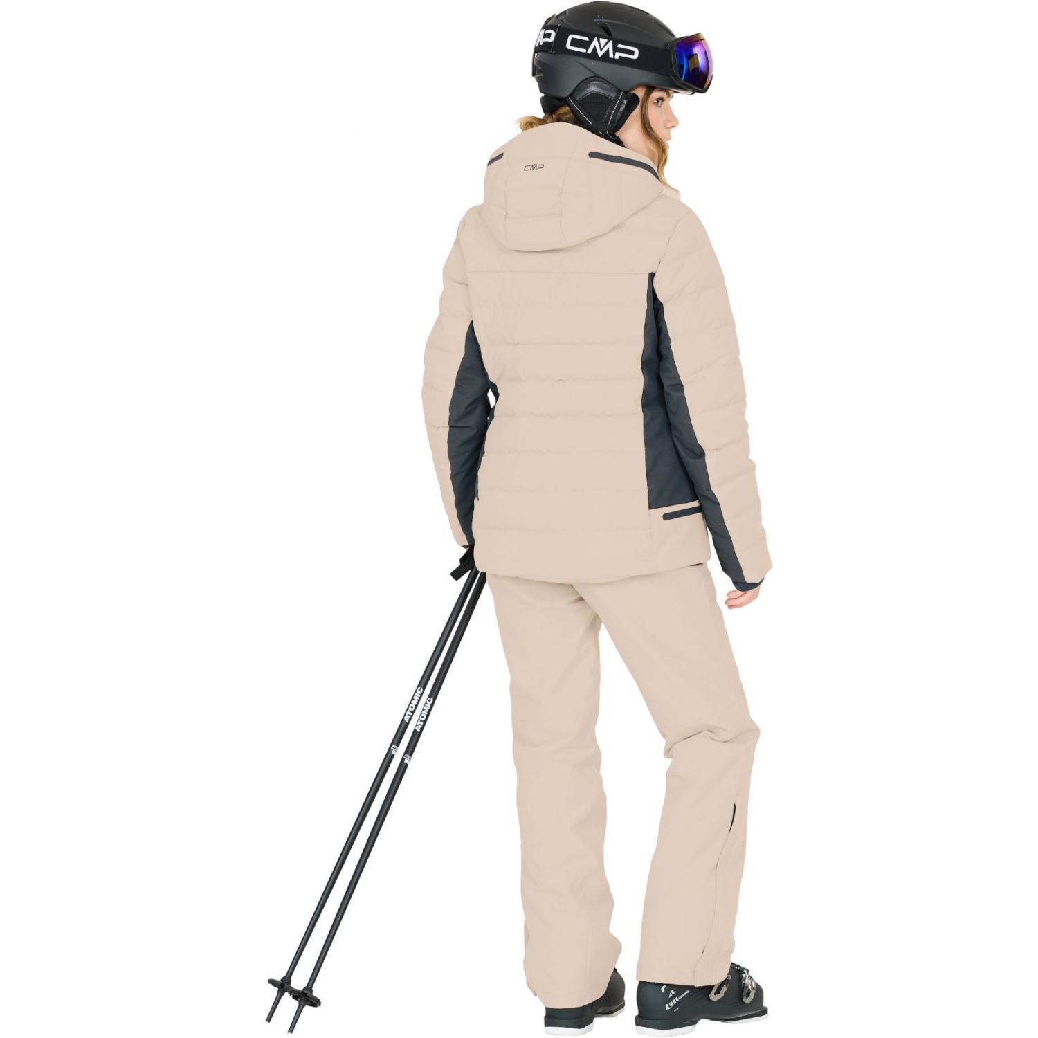CMP skibukser, dame, beige