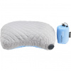 Cocoon Air-Core Hood/Camp Pillow, Kissen, hellblau/grau