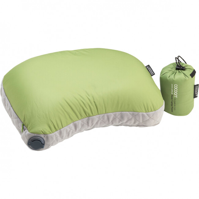Cocoon Air-Core Hood/Camp Pillow, Kissen, wasabi/grau