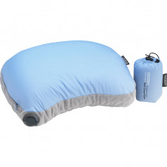 Cocoon Air-Core Hood/Camp Pillow,28x37 cm, Almofada, azul claro/cinza
