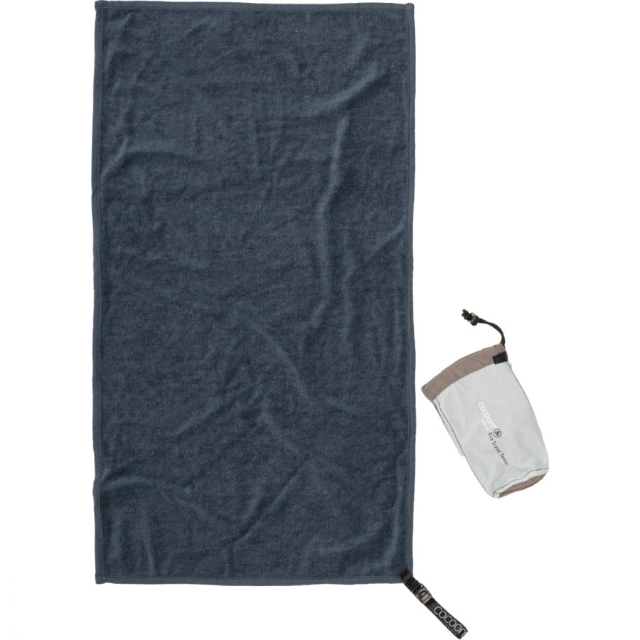 Cocoon Eco Travel Towel, 60x30cm, Lyocellový uterák, hlboký oceán