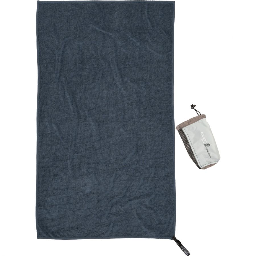 Cocoon Eco Travel Towel, Lyocell handduk, deep ocean