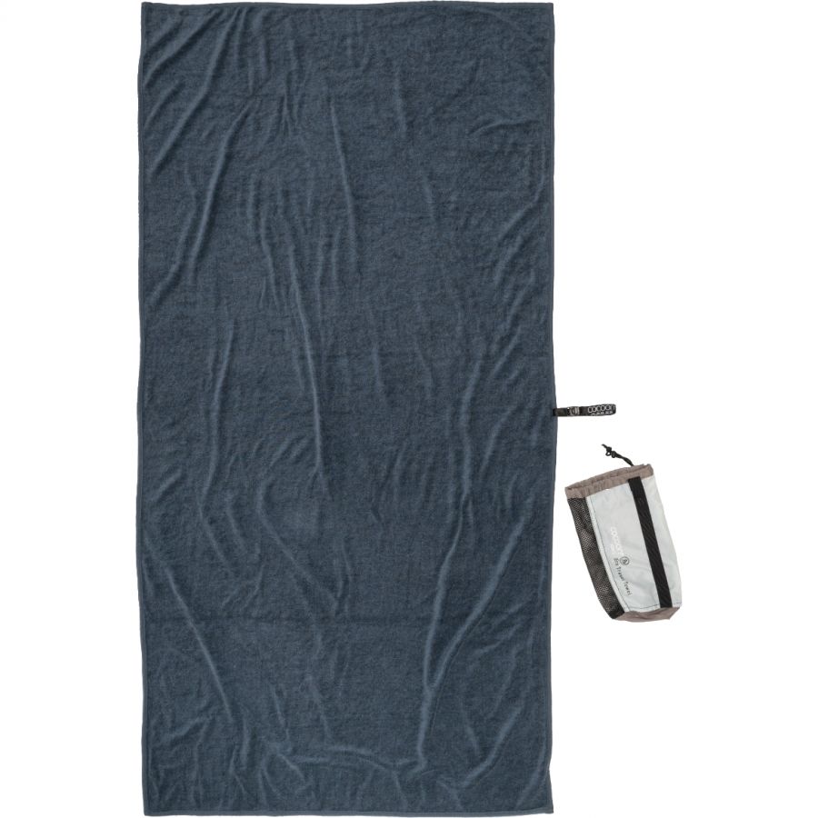 Cocoon Eco Travel Towel, Lyocell handduk, djuphavsblå