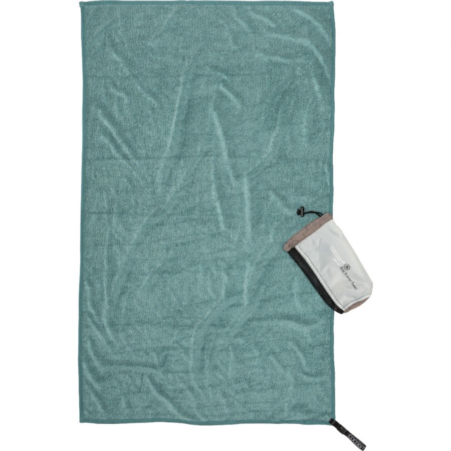 Cocoon Eco Travel Towel, r?cznik, nile zielony