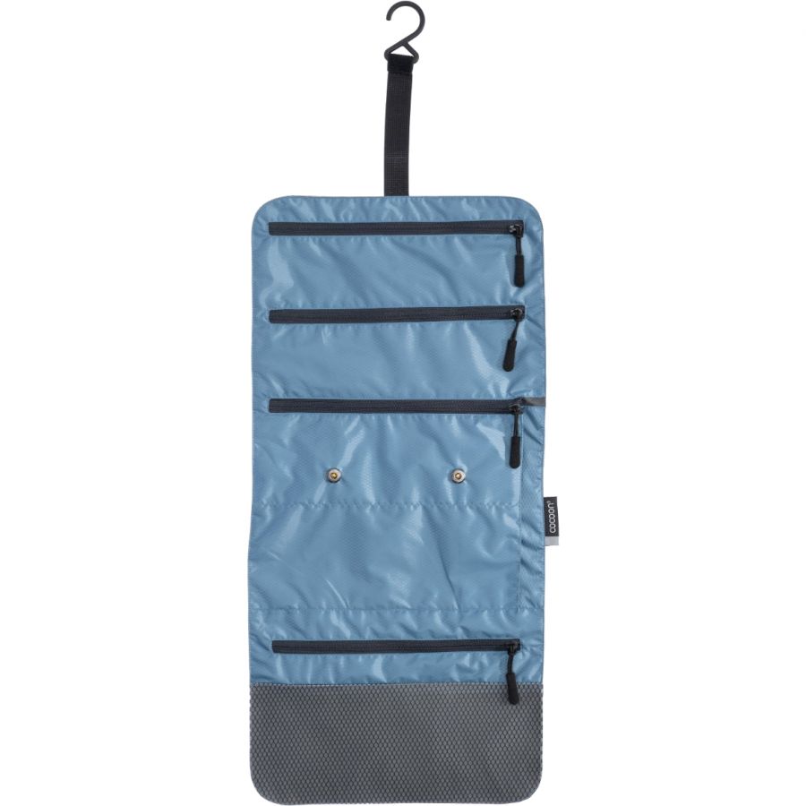 Cocoon Hanging Toiletry Kit Minimalist Light, toaletná taška, Phantom Black/Ash Blue