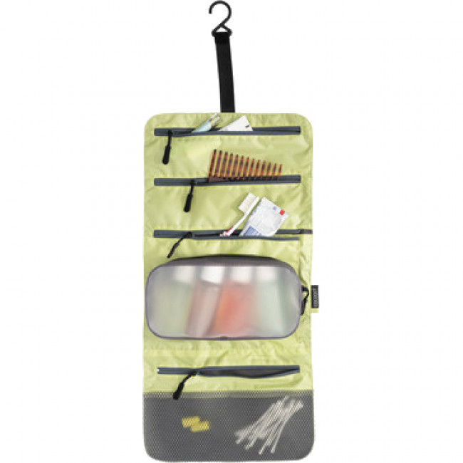 Cocoon Hanging Toiletry Kit Minimalist Light, toaletná taška, Star Grey/Wild Lime