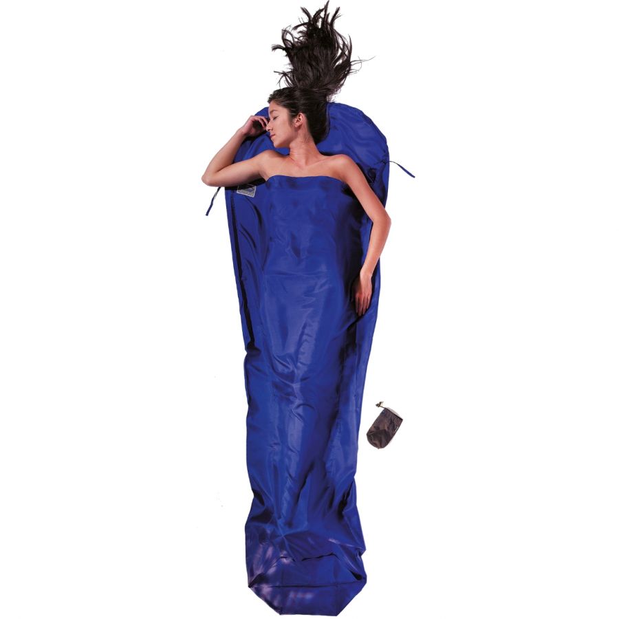 Cocoon MummyLiner, 100% Seide, ultramarinblau