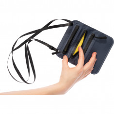 Cocoon Secret Neck Wallet,19x16 cm, Portofel, navy/yellow