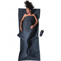 Cocoon TravelSheet, 100% Organic Cotton, Sovepose, heater grå