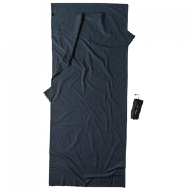 Cocoon TravelSheet, 100% Organic Cotton, Sovepose, heater grå