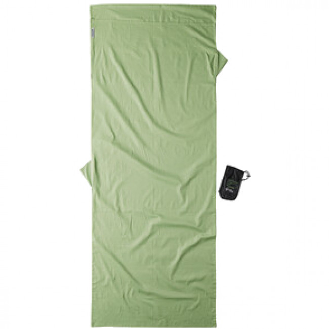Cocoon TravelSheet, Sovepose, forest shade