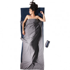 Cocoon Travelsheet,100% Cotton, Sovepose, tuareg/elephant grey